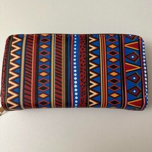 Colorful Geometric Pattern Women's Clutch
